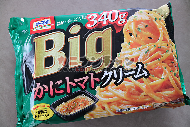 人気の新作 <br>日本製粉 Big かにトマトクリーム 340g<BR>電子レンジで簡単調理